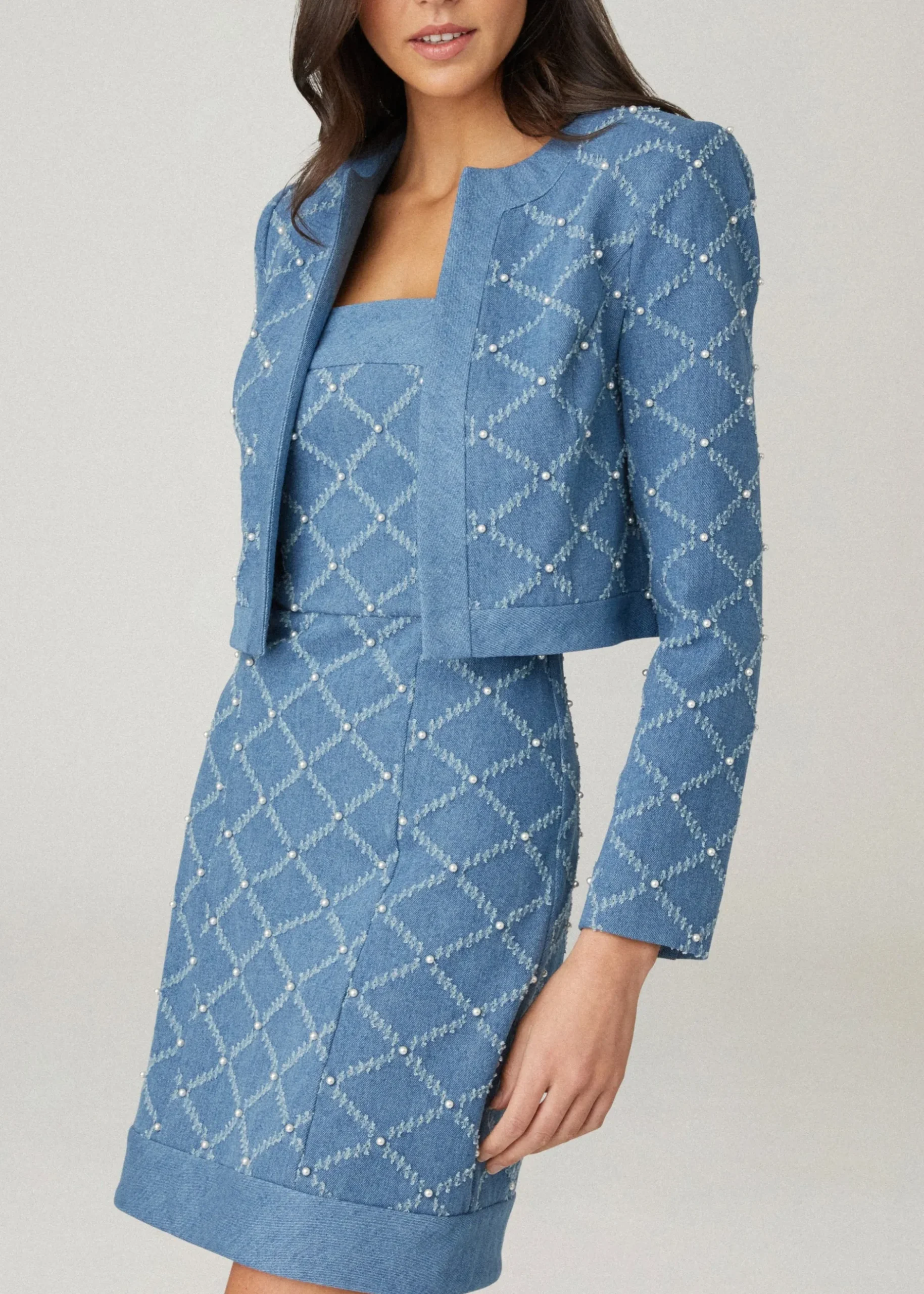 Store Shoshanna Charm Jacket Denim