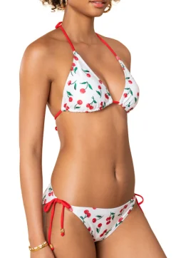 Cheap Shoshanna Classic Anniversary Cherries Clean Triangle Top