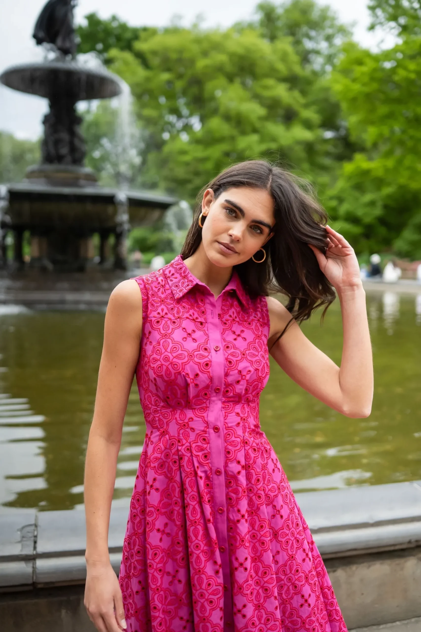 Cheap Shoshanna Deco Dress Raspberry/Red