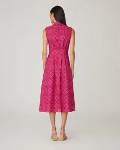 Best Shoshanna Deco Dress Raspberry/Red