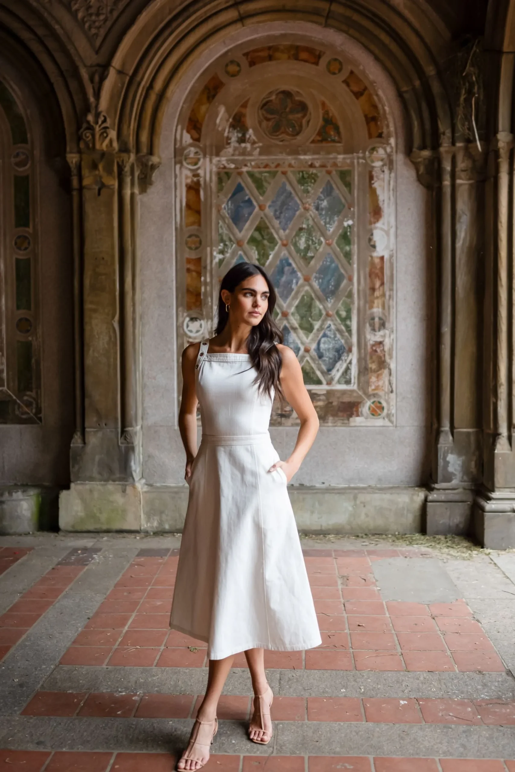 Online Shoshanna Fernanda Dress Ivory