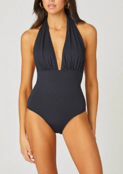 Discount Shoshanna Jet Halter One Piece