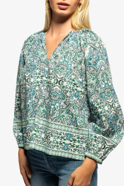 Clearance Shoshanna Kellen Top Mint/Blush Multi