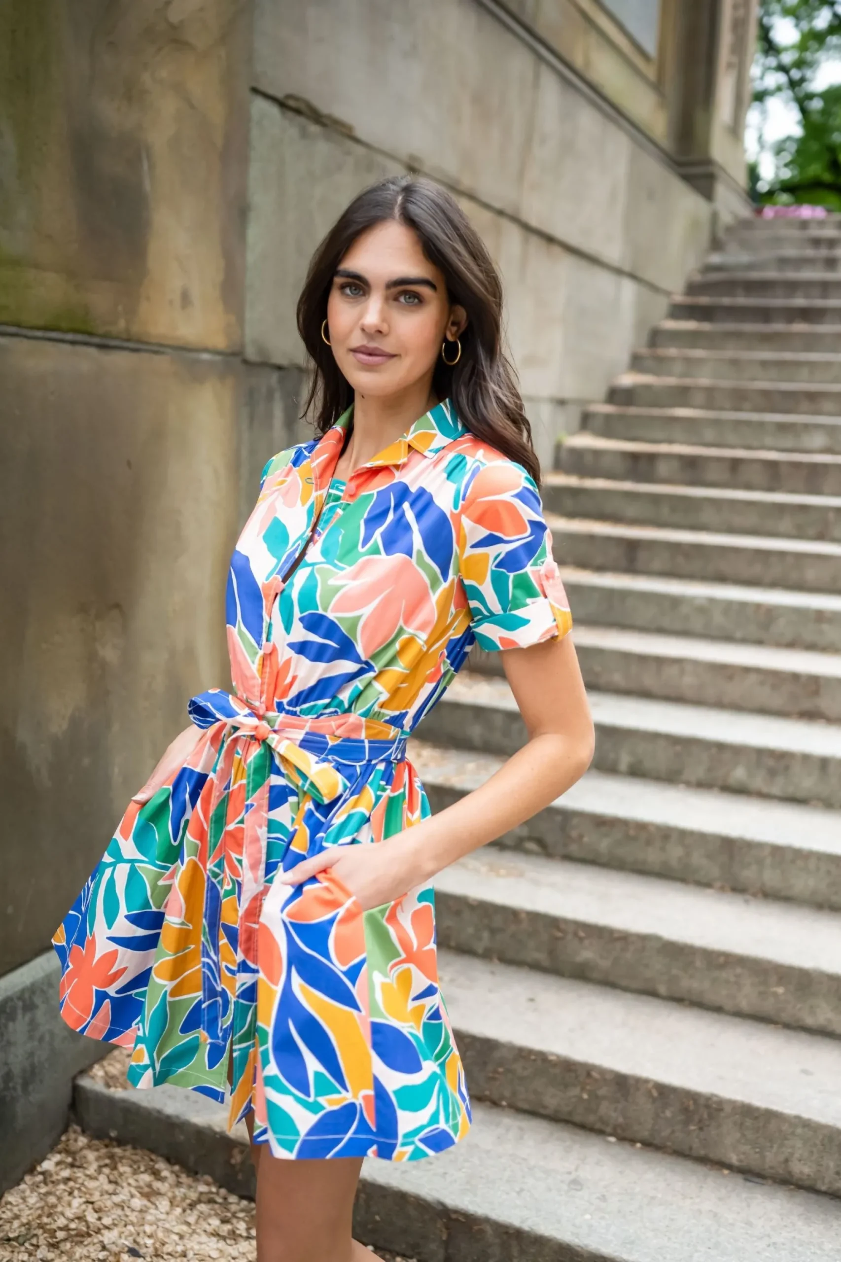 Fashion Shoshanna Kyanna Dress Sunburst Multi