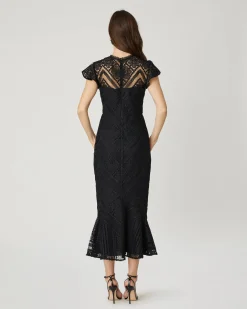 Fashion Shoshanna Lea Dress Jet