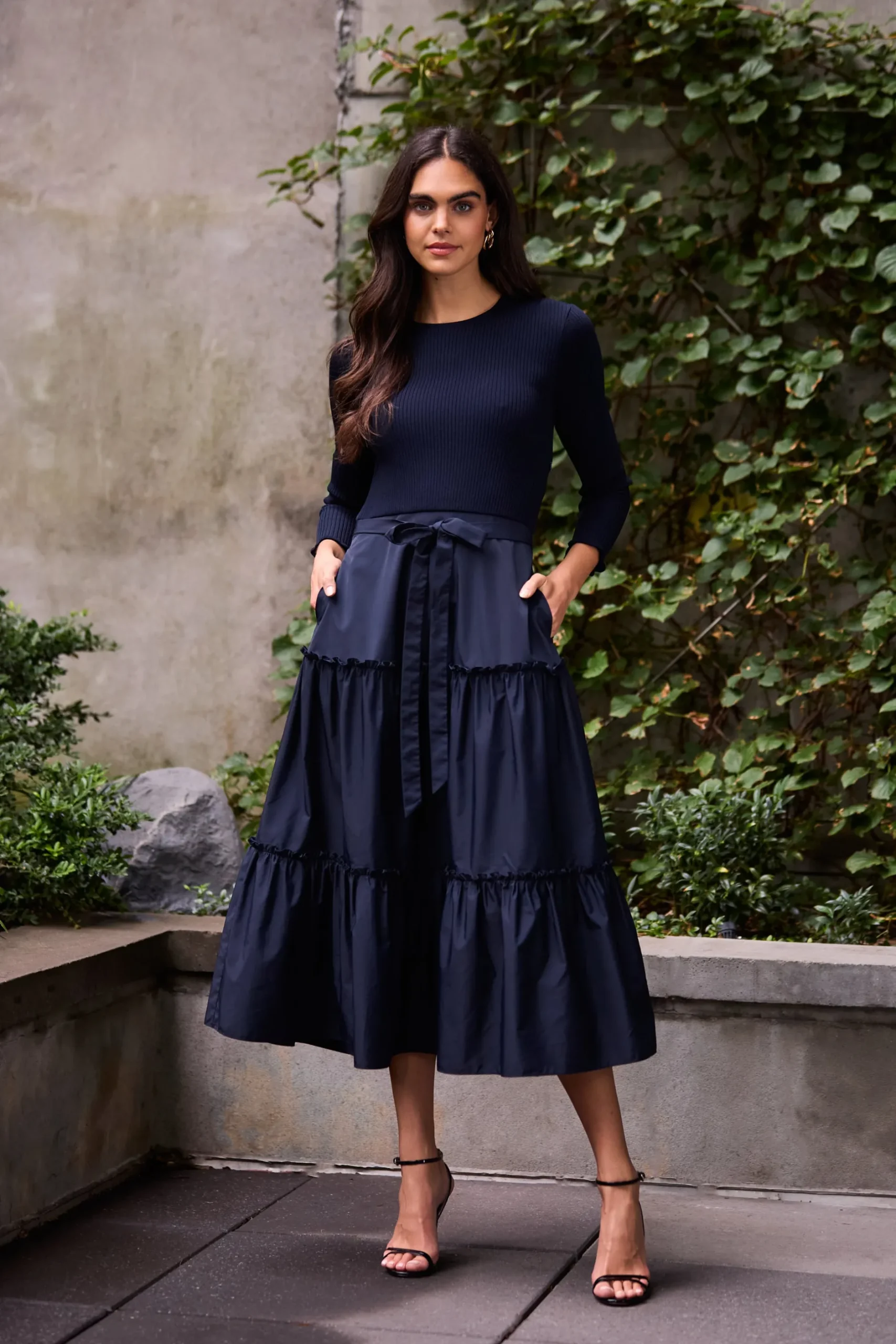 Fashion Shoshanna Magda Dress Navy