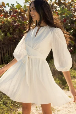 Cheap Shoshanna Maia Dress Optic White