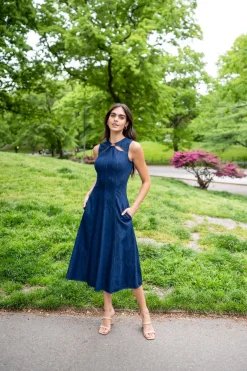 Best Shoshanna Maria Dress Indigo