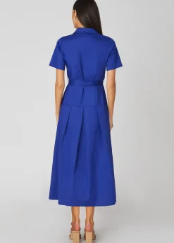 Store Shoshanna Melanie Dress Cobalt Blue