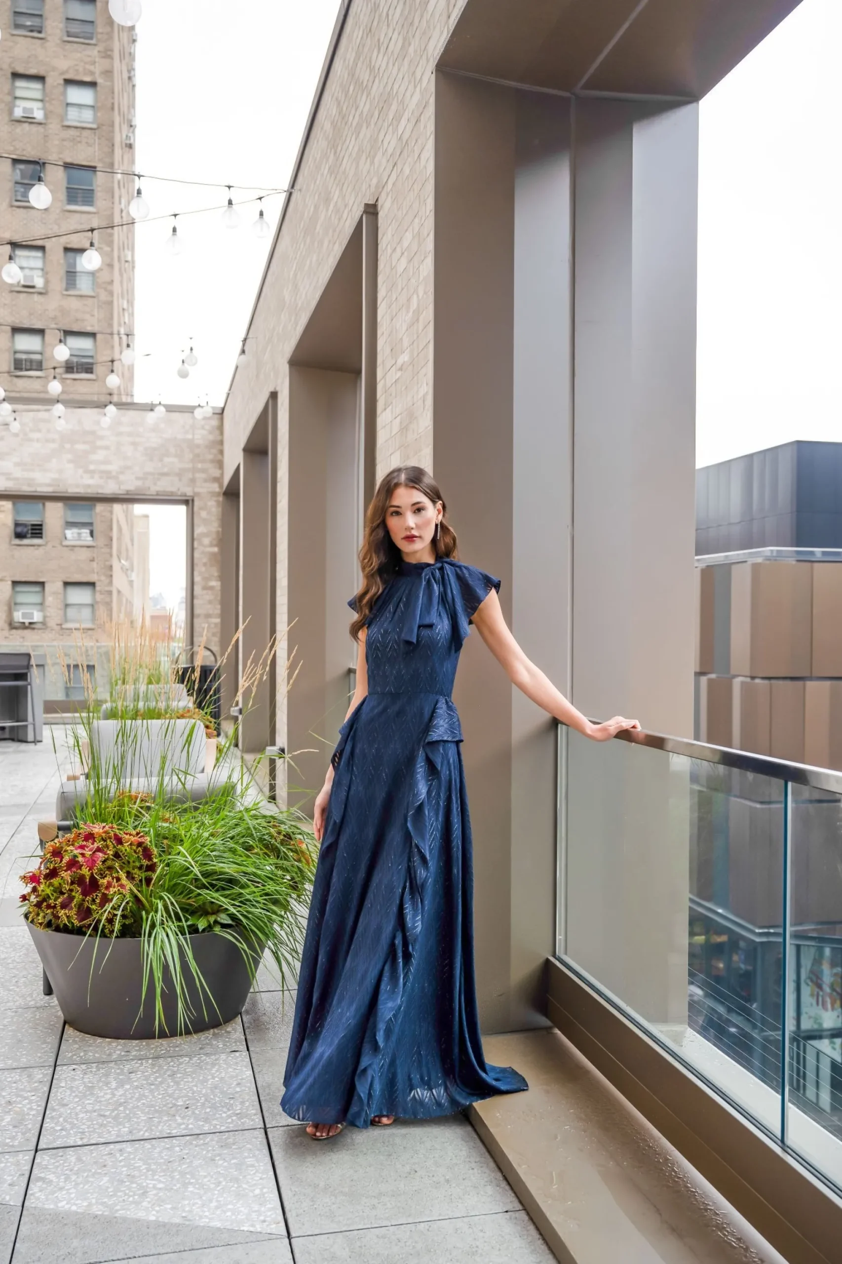 Hot Shoshanna Midnight Astreri Dress Navy