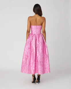 Cheap Shoshanna Midnight Dana Dress Azalea Pink