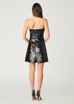 Clearance Shoshanna Midnight Dolly Dress Jet