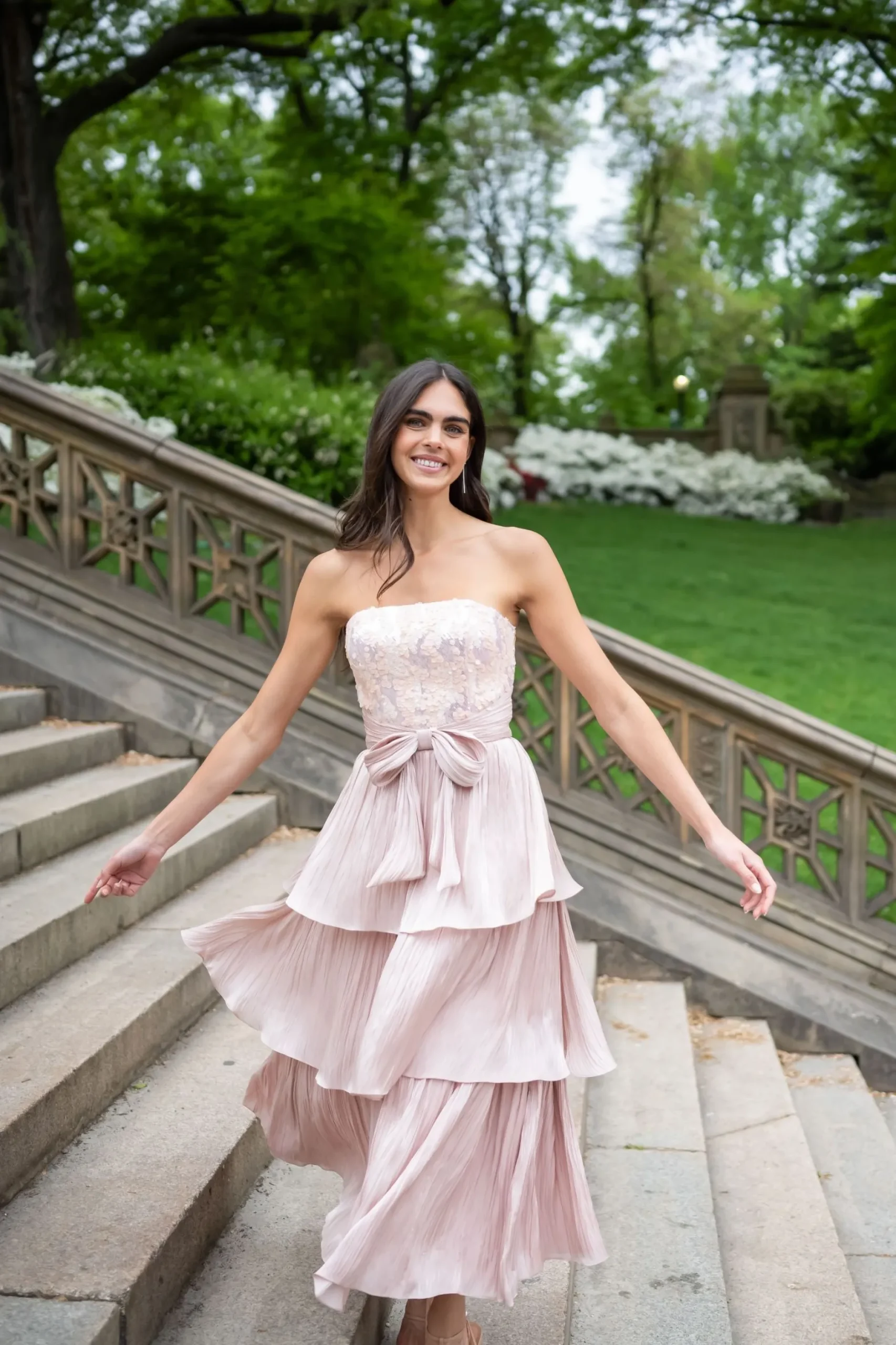 Outlet Shoshanna Midnight Pearl Dress Blush/Pink