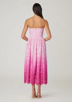 Store Shoshanna Midnight Tulip Dress Tonal Pink 