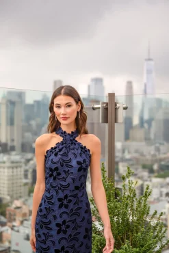 Fashion Shoshanna Midnight Vera Dress Navy