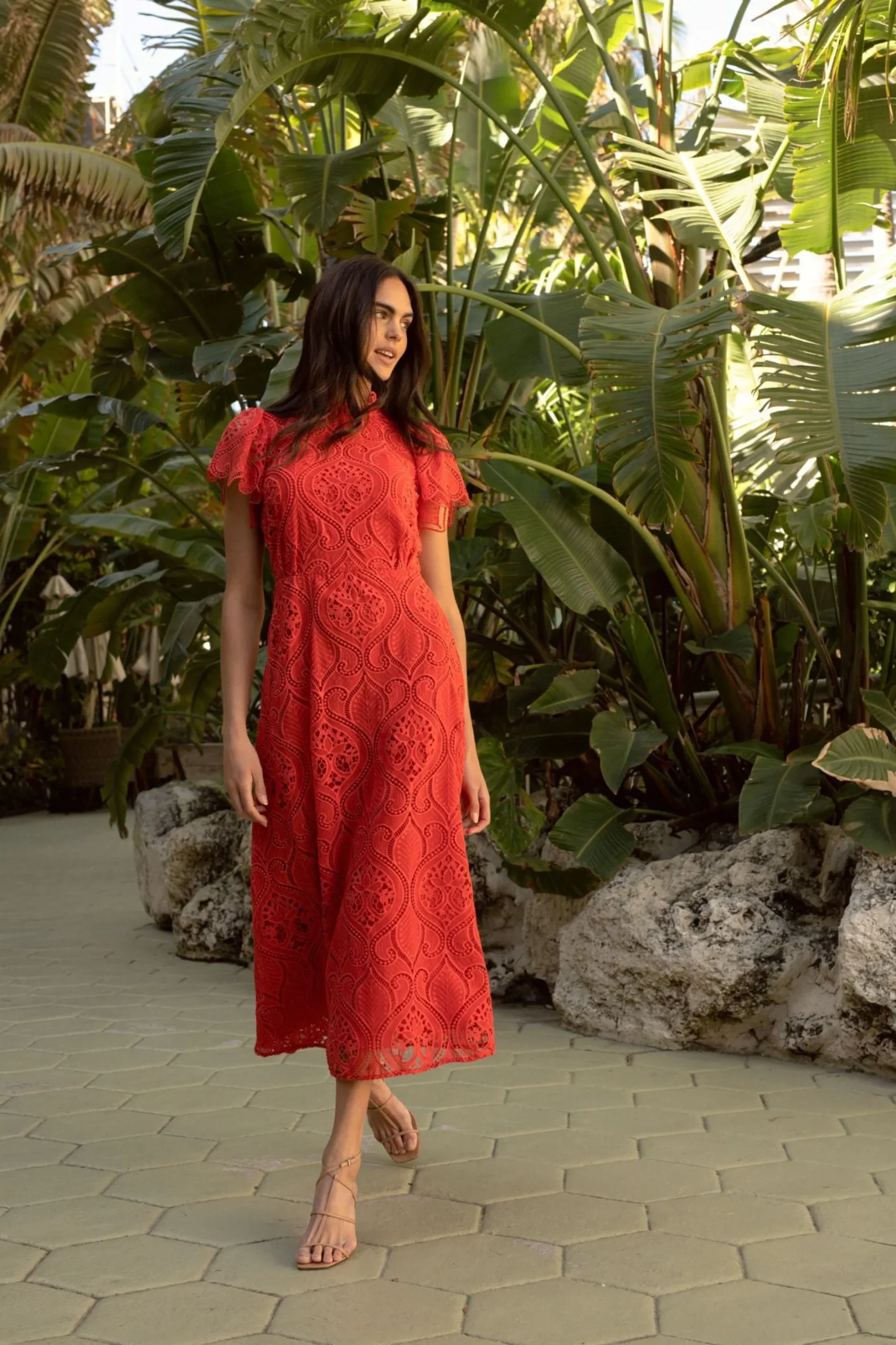 Clearance Shoshanna Norma Dress Poppy