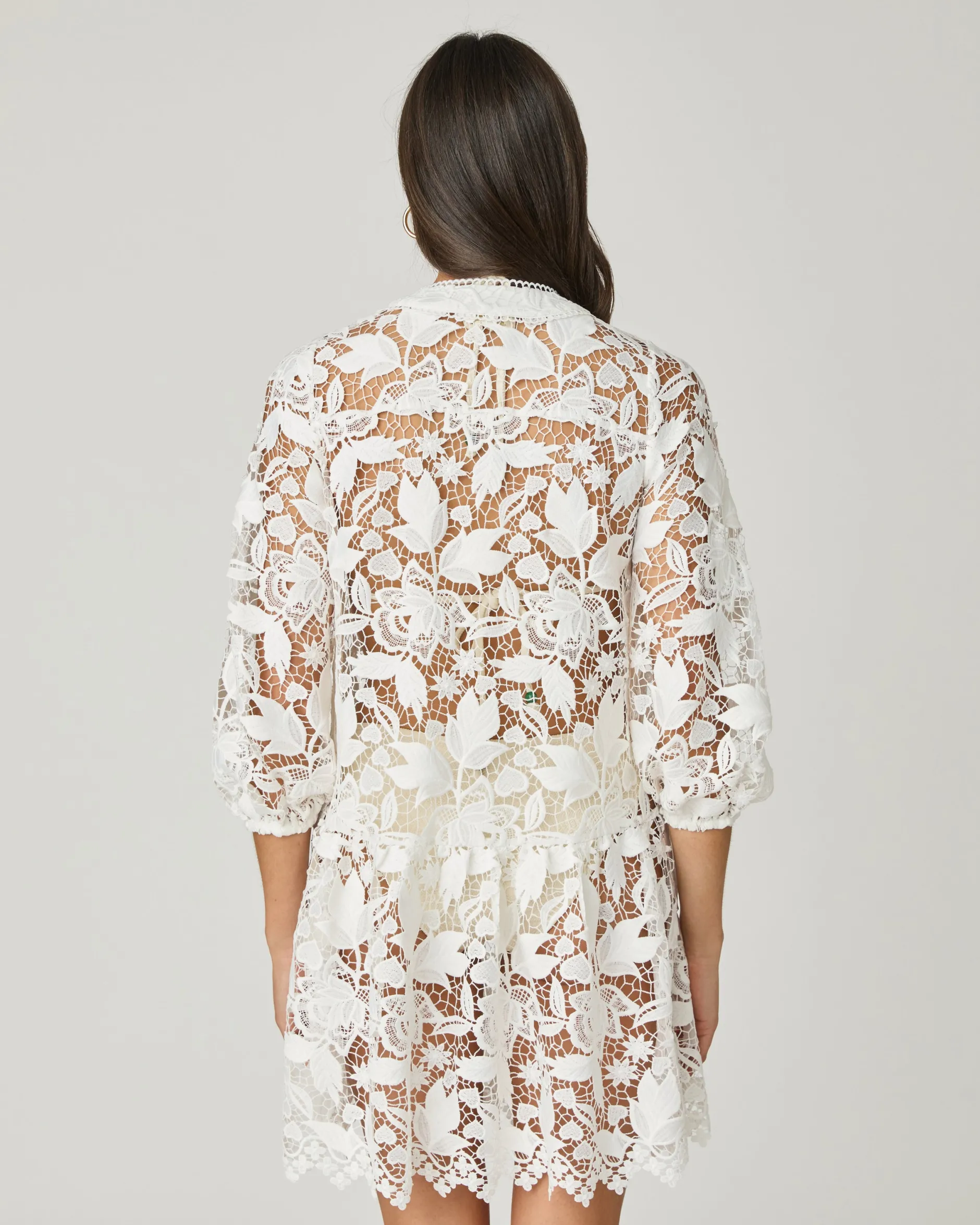 Clearance Shoshanna Optic White Umbrella Mini Dress