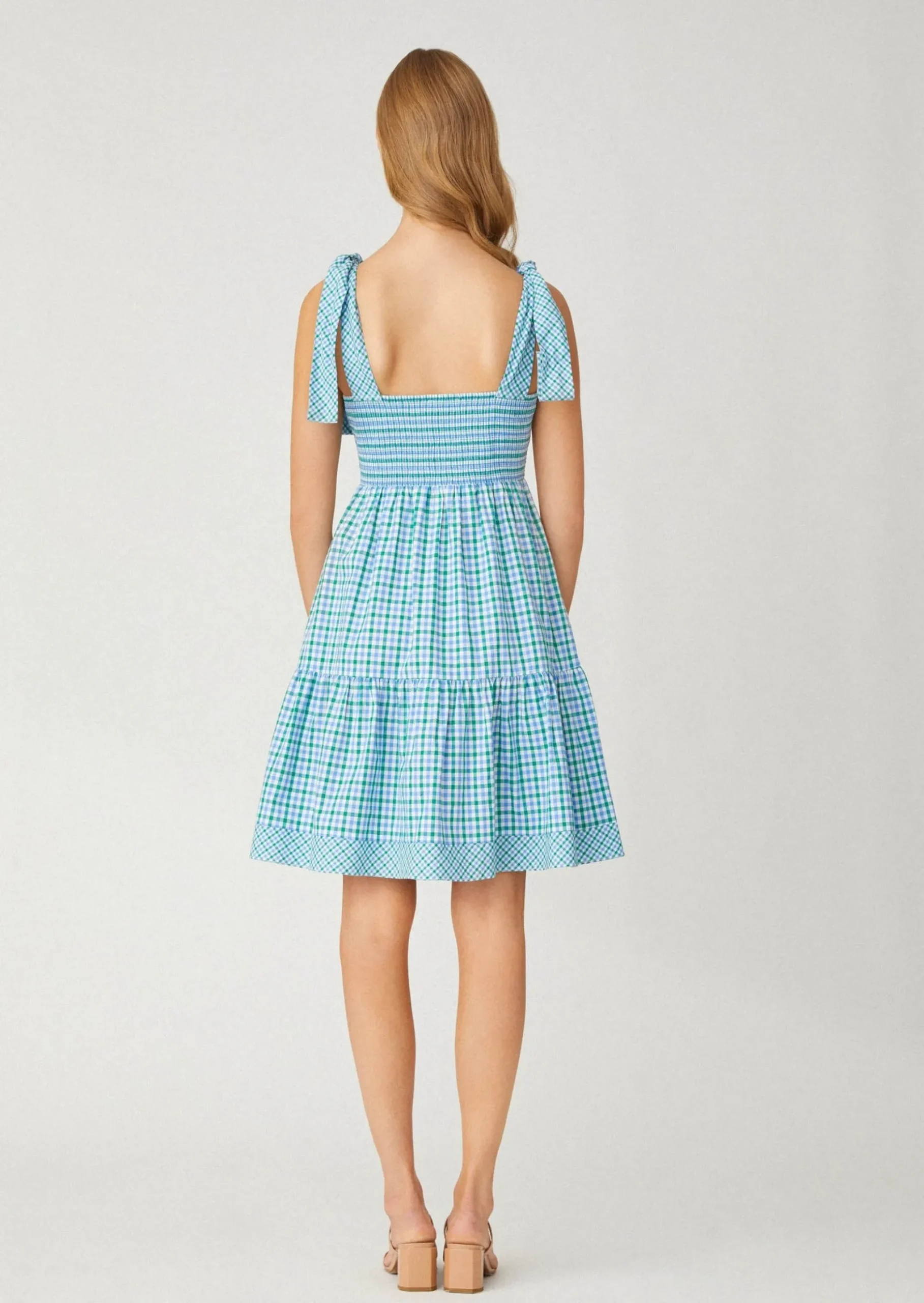 Clearance Shoshanna Raleigh Dress Blue/Green