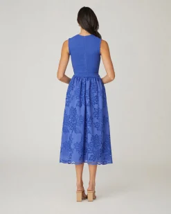 Cheap Shoshanna Roberta Dress Amparo Blue