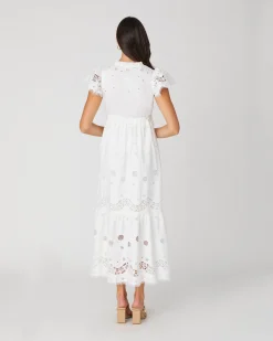 Cheap Shoshanna Varah Dress Optic White