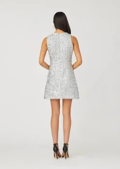 Clearance Shoshanna Virgo Dress Silver