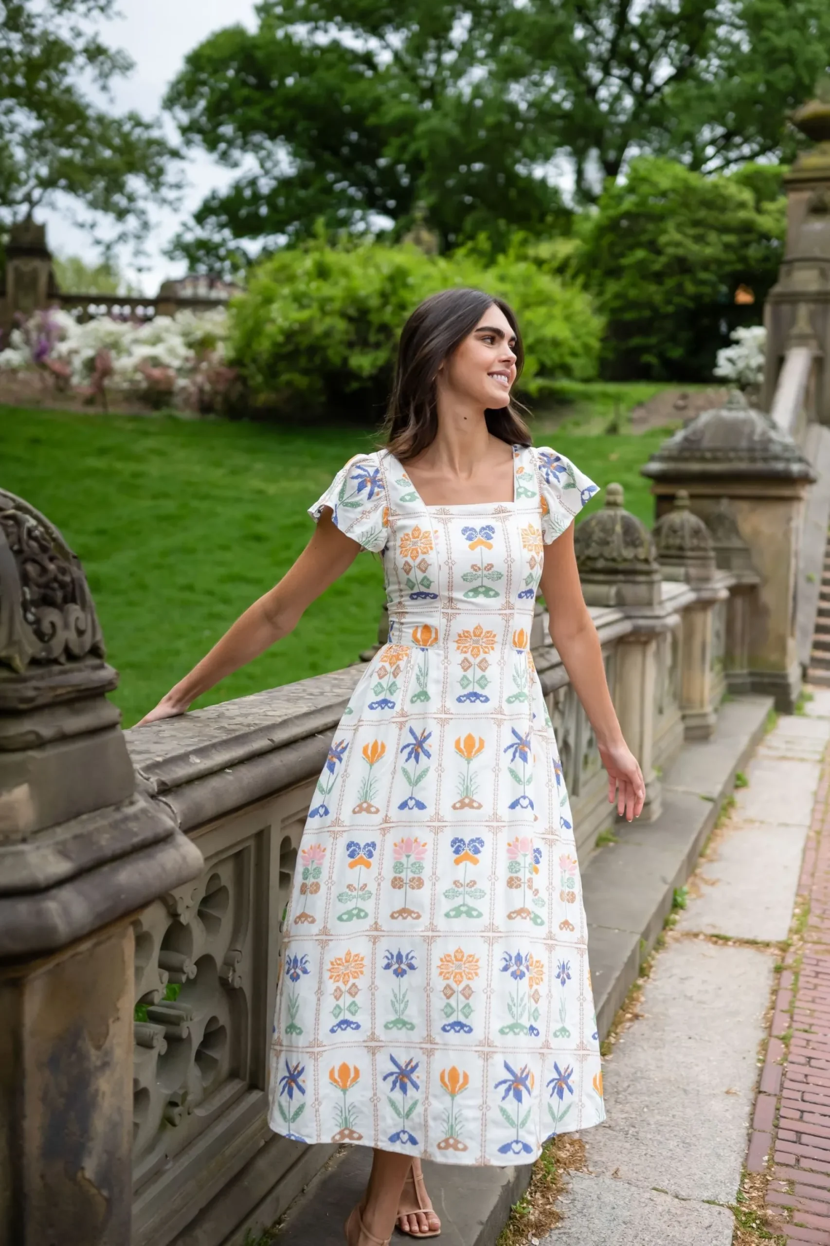 Cheap Shoshanna Willa Dress Ivory Multi